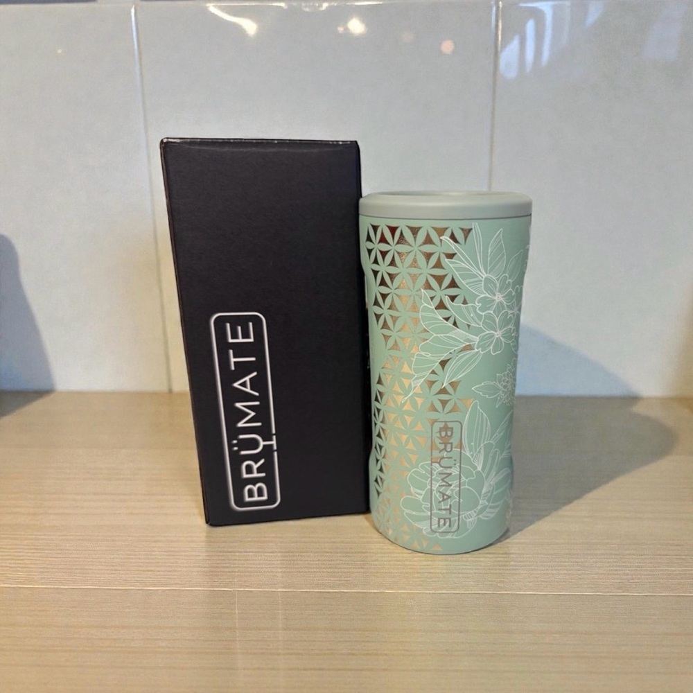 New! BrüMate Golden Bloom Slim